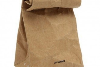 jil sander brown paper bag