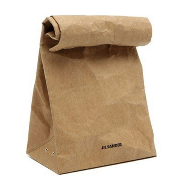 jil sander brown paper bag