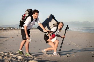 trekking for trash