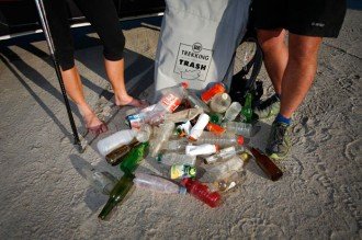 trekking for trash
