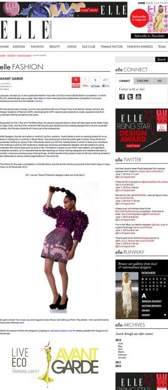 avant garde dress press