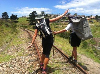 trekking for trash