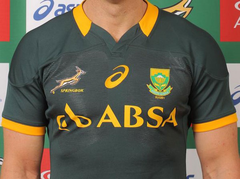 Asics putting the Green & Gold into the New Springbok Rugby Jersey